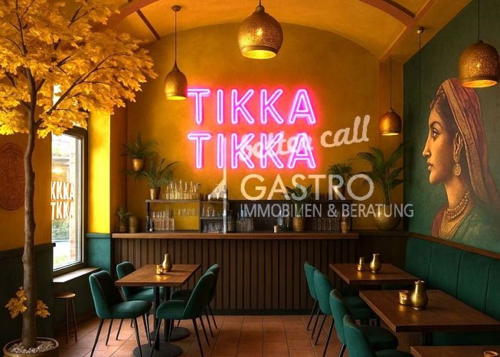 Voll ausgestattete Gastronomie mit Wintergarten 